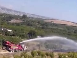 Mut'ta Bahçe yangını